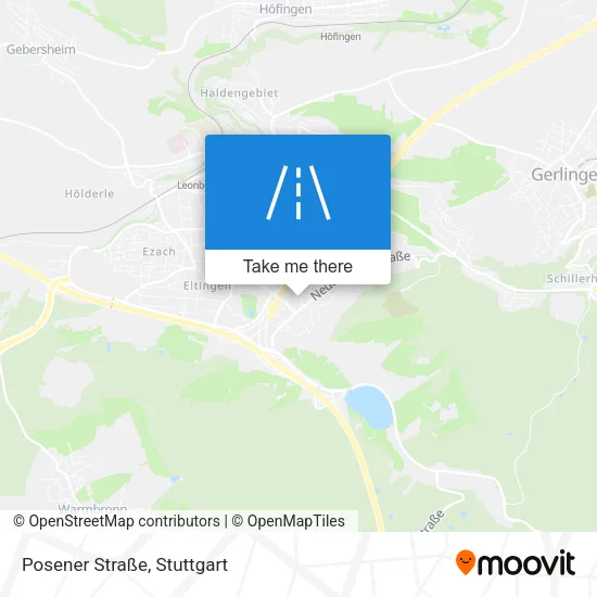 Posener Straße map