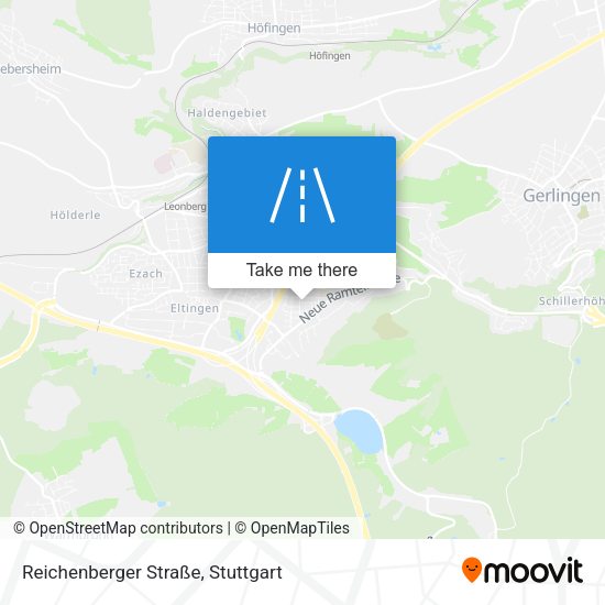 Reichenberger Straße map