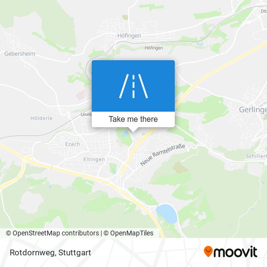 Rotdornweg map