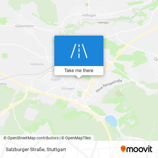Salzburger Straße map