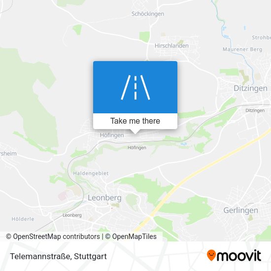 Telemannstraße map