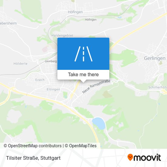 Tilsiter Straße map