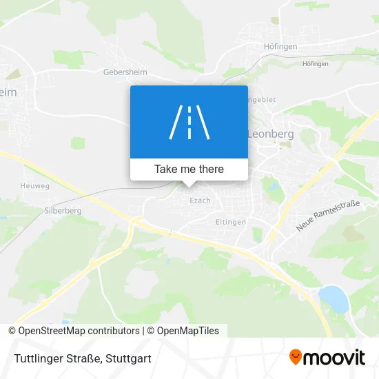 Карта Tuttlinger Straße