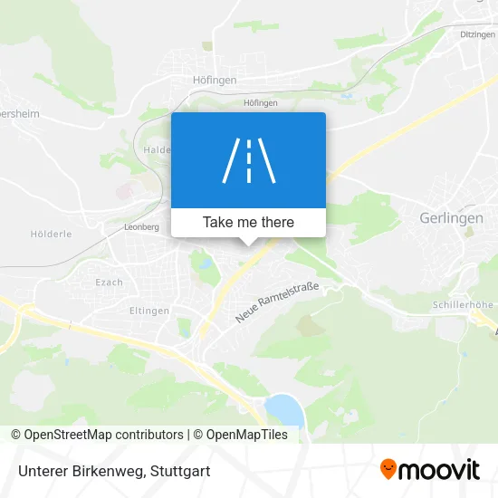 Карта Unterer Birkenweg