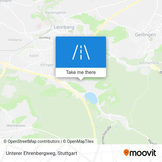 Карта Unterer Ehrenbergweg