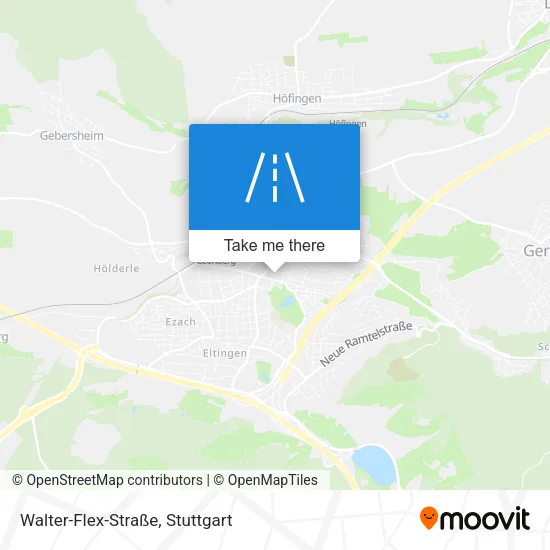 Карта Walter-Flex-Straße