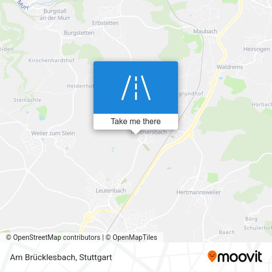 Am Brücklesbach map