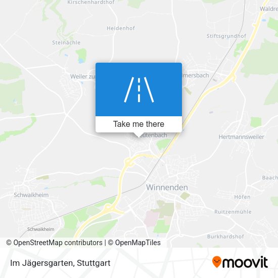 Im Jägersgarten map