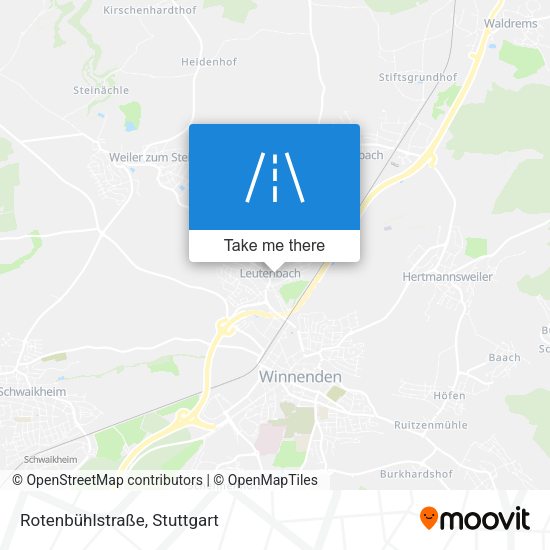 Rotenbühlstraße map