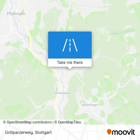 Grillparzerweg map