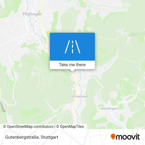 Карта Gutenbergstraße