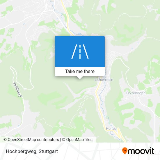 Hochbergweg map