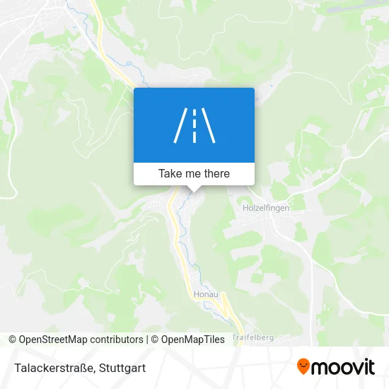 Карта Talackerstraße