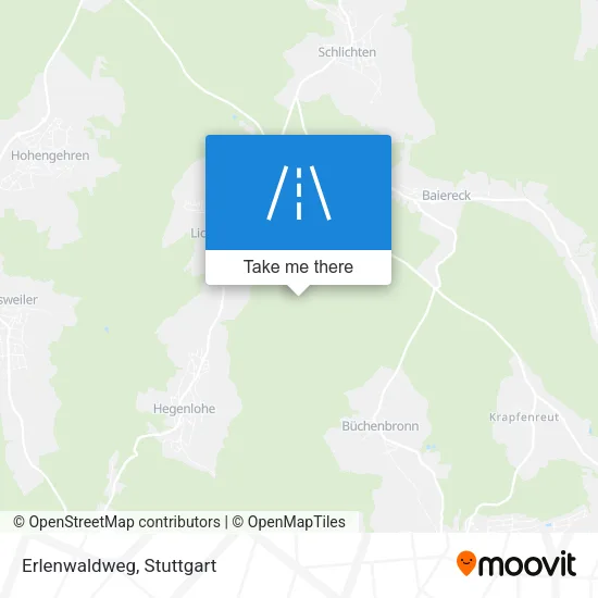 Карта Erlenwaldweg