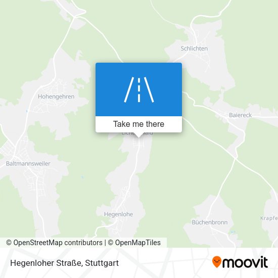 Hegenloher Straße map