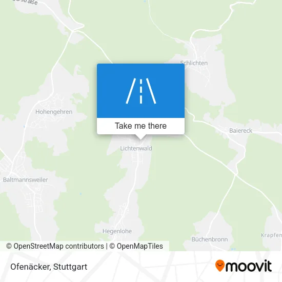 Карта Ofenäcker