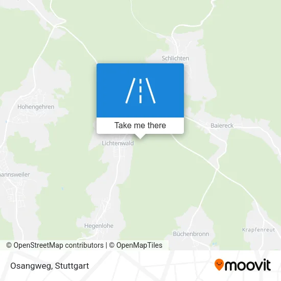 Карта Osangweg