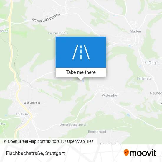 Карта Fischbachstraße