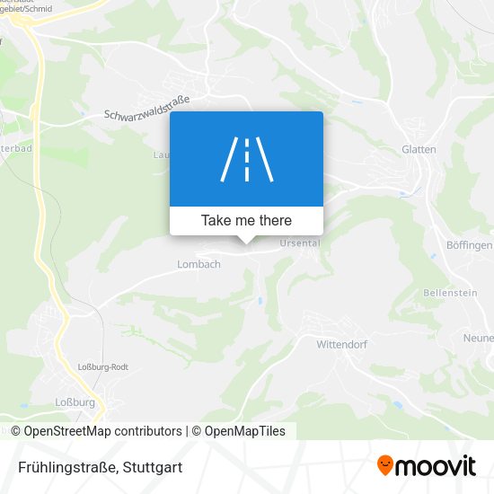 Frühlingstraße map