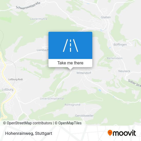 Карта Hohenrainweg