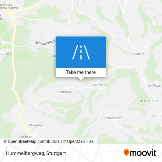 Карта Hummelbergweg