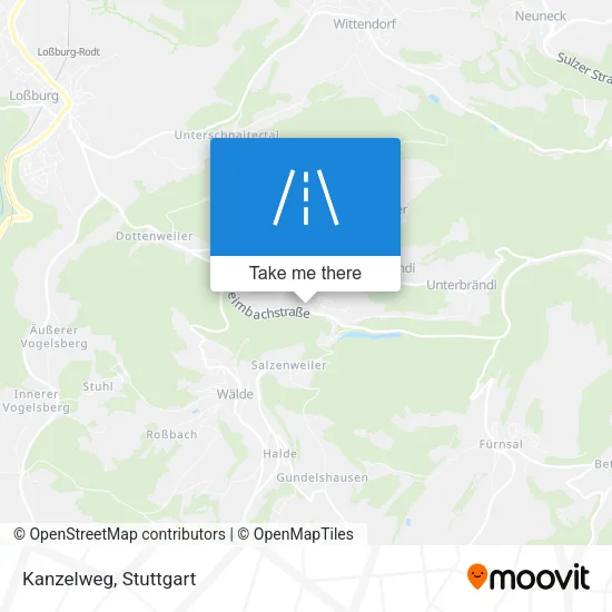 Карта Kanzelweg