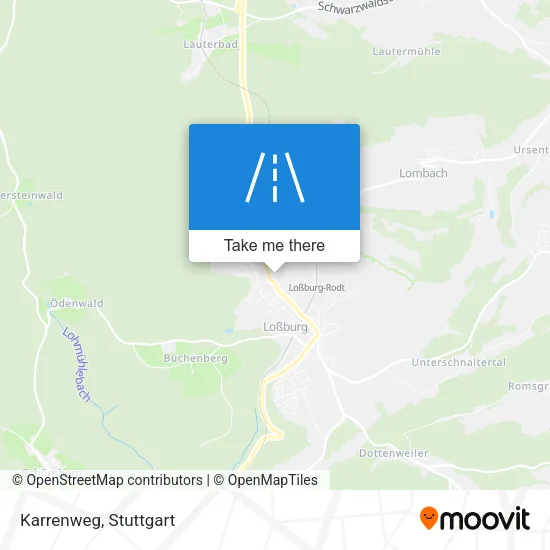 Карта Karrenweg
