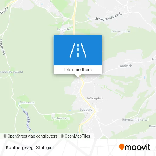 Карта Kohlbergweg