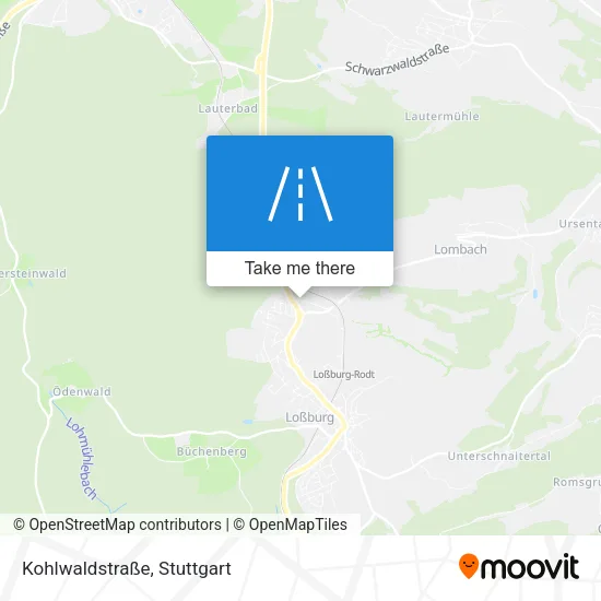 Карта Kohlwaldstraße