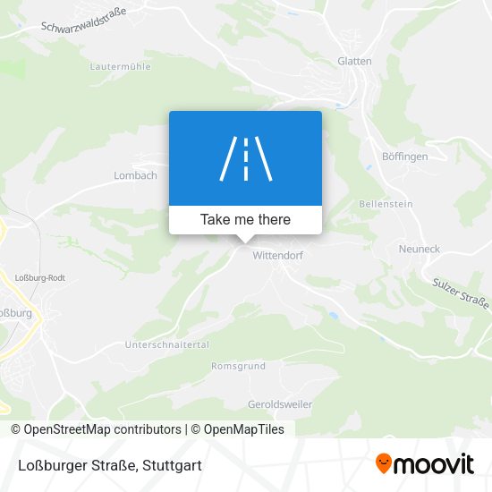 Loßburger Straße map