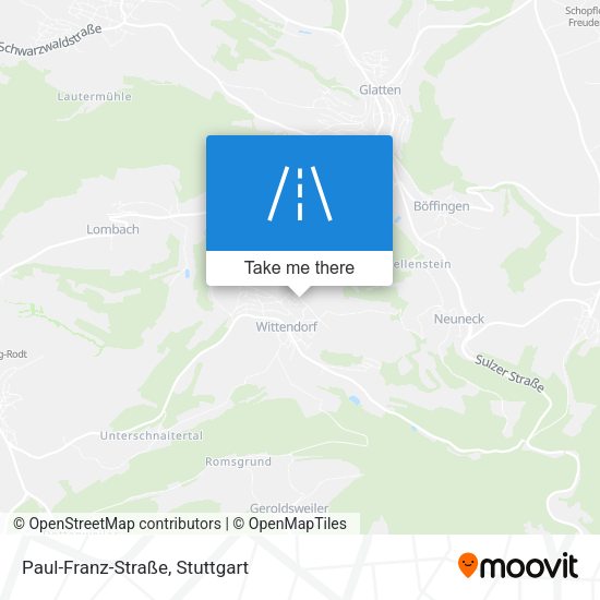 Paul-Franz-Straße map