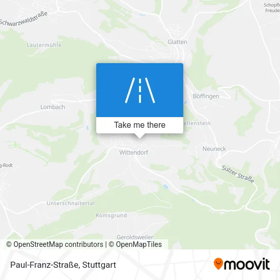 Карта Paul-Franz-Straße