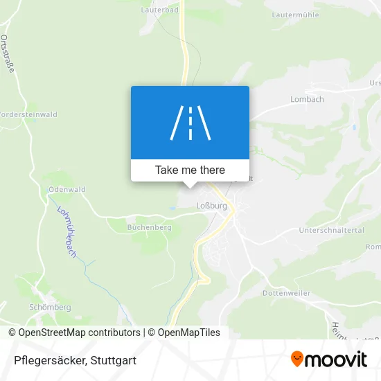 Карта Pflegersäcker
