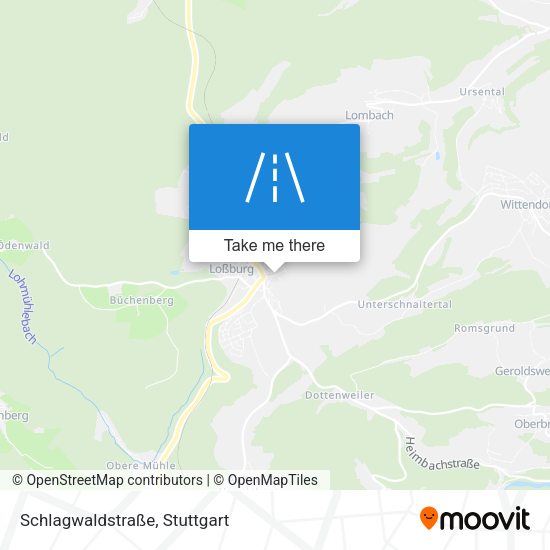 Schlagwaldstraße map