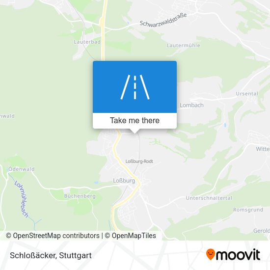 Schloßäcker map