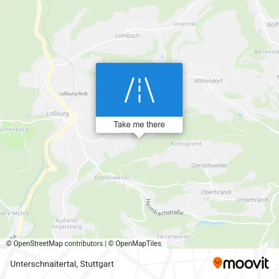 Карта Unterschnaitertal