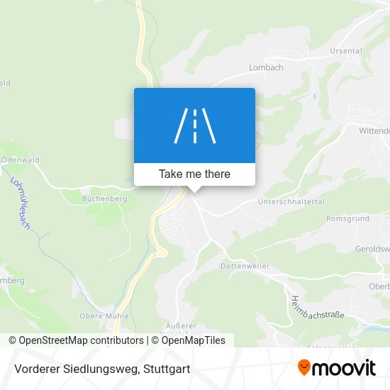Vorderer Siedlungsweg map