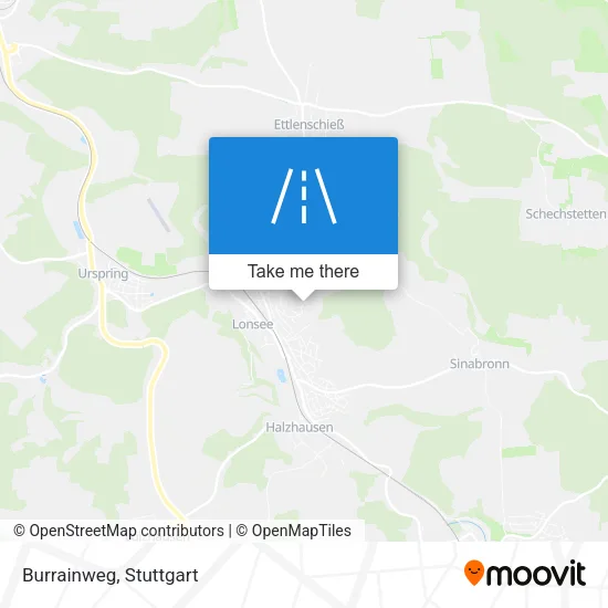 Карта Burrainweg