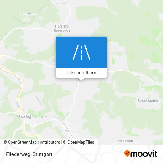 Карта Fliederweg