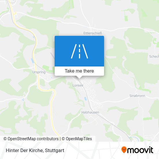 Карта Hinter Der Kirche
