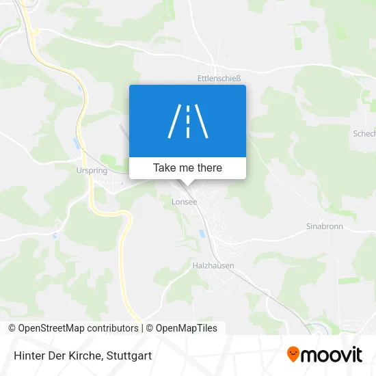 Карта Hinter Der Kirche