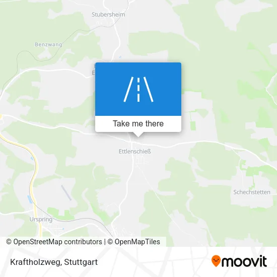 Kraftholzweg map