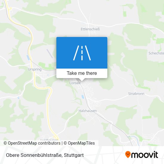 Obere Sonnenbühlstraße map