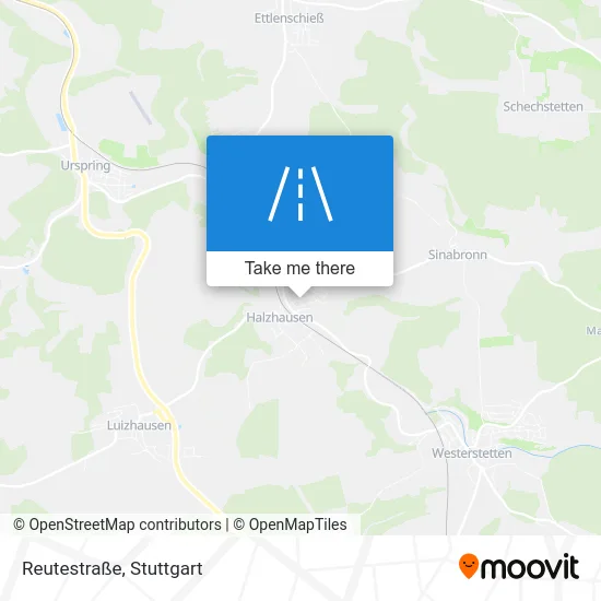 Карта Reutestraße