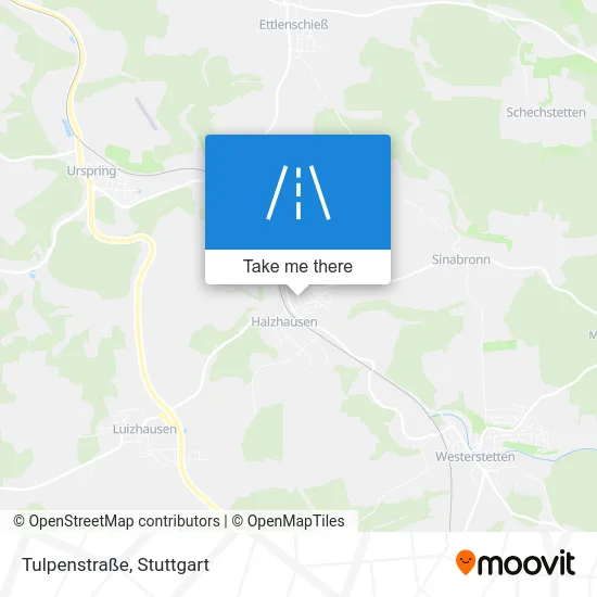 Карта Tulpenstraße