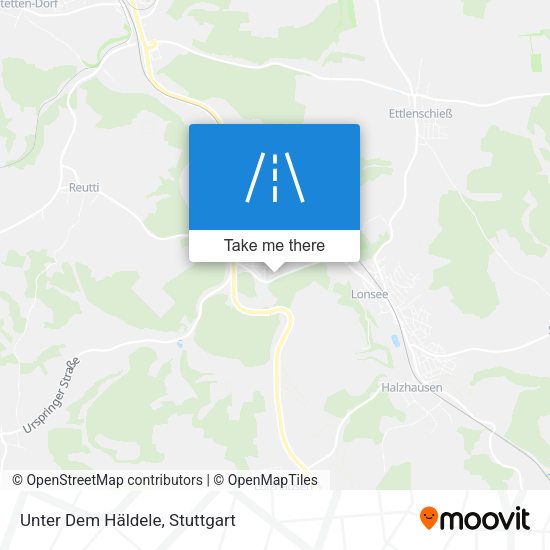 Карта Unter Dem Häldele