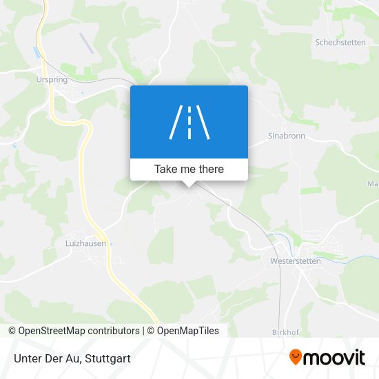 Карта Unter Der Au
