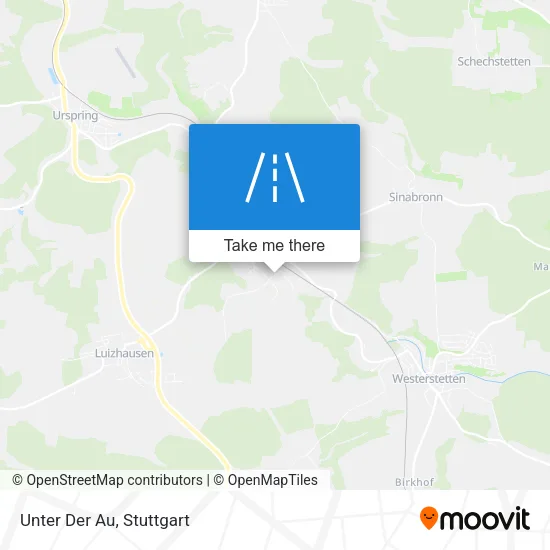 Карта Unter Der Au