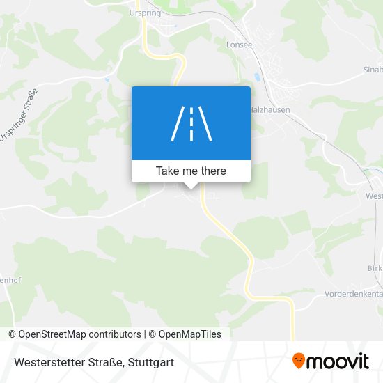 Westerstetter Straße map