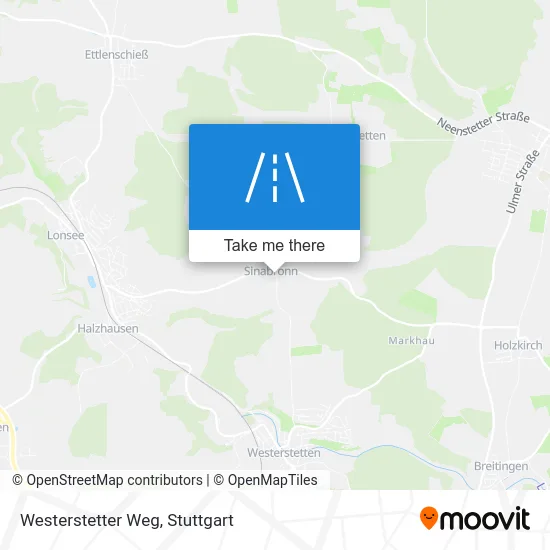 Карта Westerstetter Weg